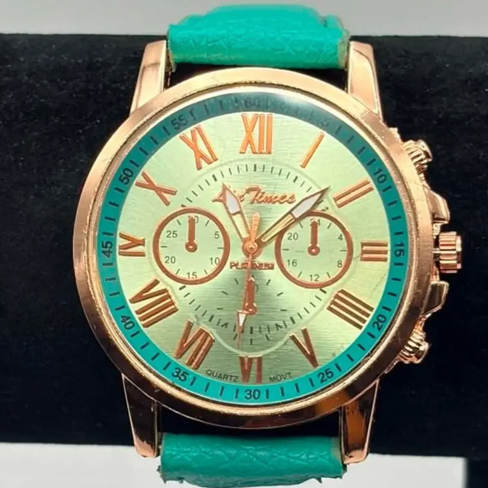 Rose Gold Lin Times Men's Watch